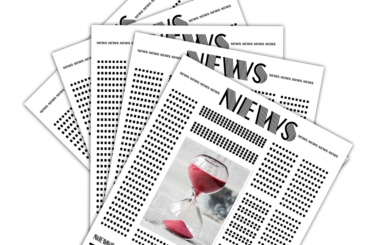 news, newspaper, hourglass-1677369.jpg