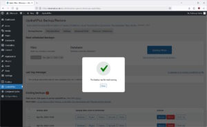Make a manual backup of WordPress website