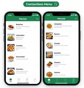 Contactless Menu App for UK venues