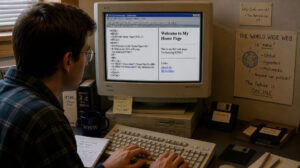 html website development in 1995 when www was new
